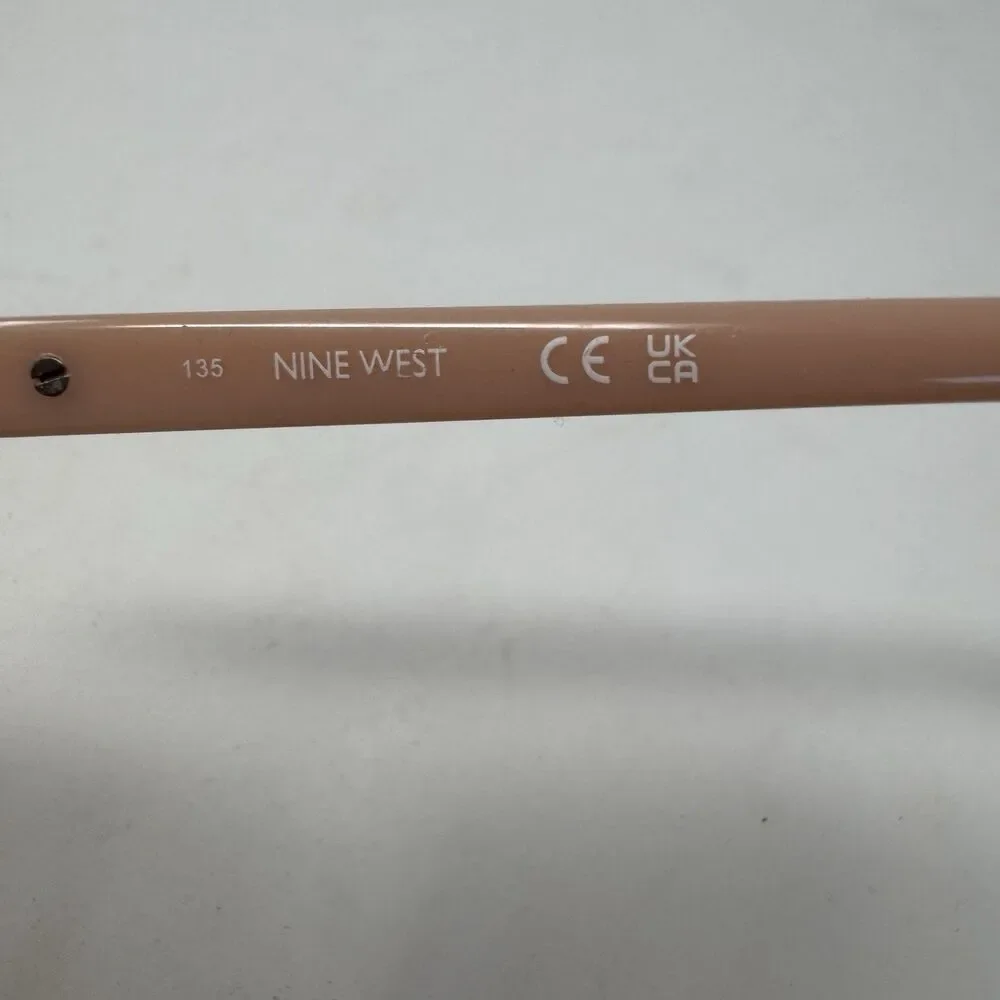 Nine West Women's Eyeglasses Pink Frames Only NW5204 277 & White Case 52-17-135